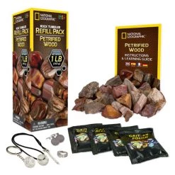 Disney Rock Tumbler Refill Pack – Petrified Wood – National Geographic