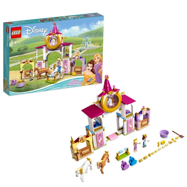 Disney LEGO Belle And Rapunzel's Royal Stables 43195 1 Disney LEGO Belle And Rapunzel's Royal Stables 43195