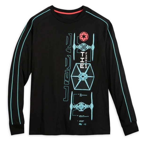 Disney TIE Fighter Long Sleeve T-Shirt For Adults – Star Wars: Andor 1 Disney TIE Fighter Long Sleeve T-Shirt For Adults – Star Wars: Andor