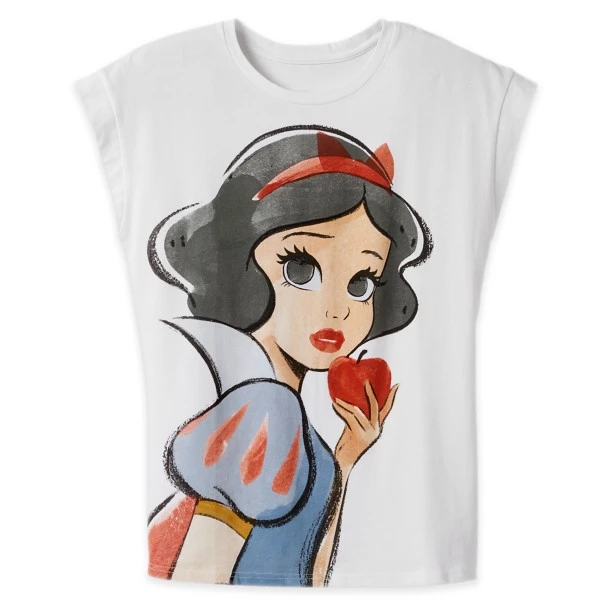 Disney Snow White T-Shirt For Adults 1 Disney Snow White T-Shirt For Adults