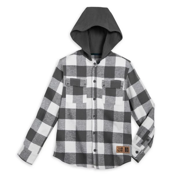 Disney Star Wars: The Mandalorian Hooded Shirt Jacket For Kids 1 Disney Star Wars: The Mandalorian Hooded Shirt Jacket For Kids