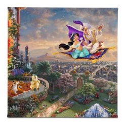 Disney ''Aladdin'' Gallery Wrapped Canvas By Thomas Kinkade Studios