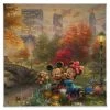 Disney ''Mickey And Minnie Sweetheart Central Park'' Gallery Wrapped Canvas By Thomas Kinkade Studios