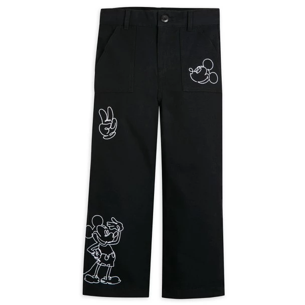 Disney Mickey Mouse Outline Pants For Kids 1 Disney Mickey Mouse Outline Pants For Kids