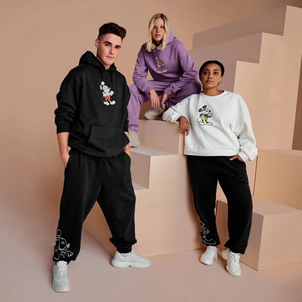 Disney Mickey Mouse Genuine Mousewear Jogger Sweatpants For Women – Black 2 Disney Mickey Mouse Genuine Mousewear Jogger Sweatpants For Women – Black - Image 2