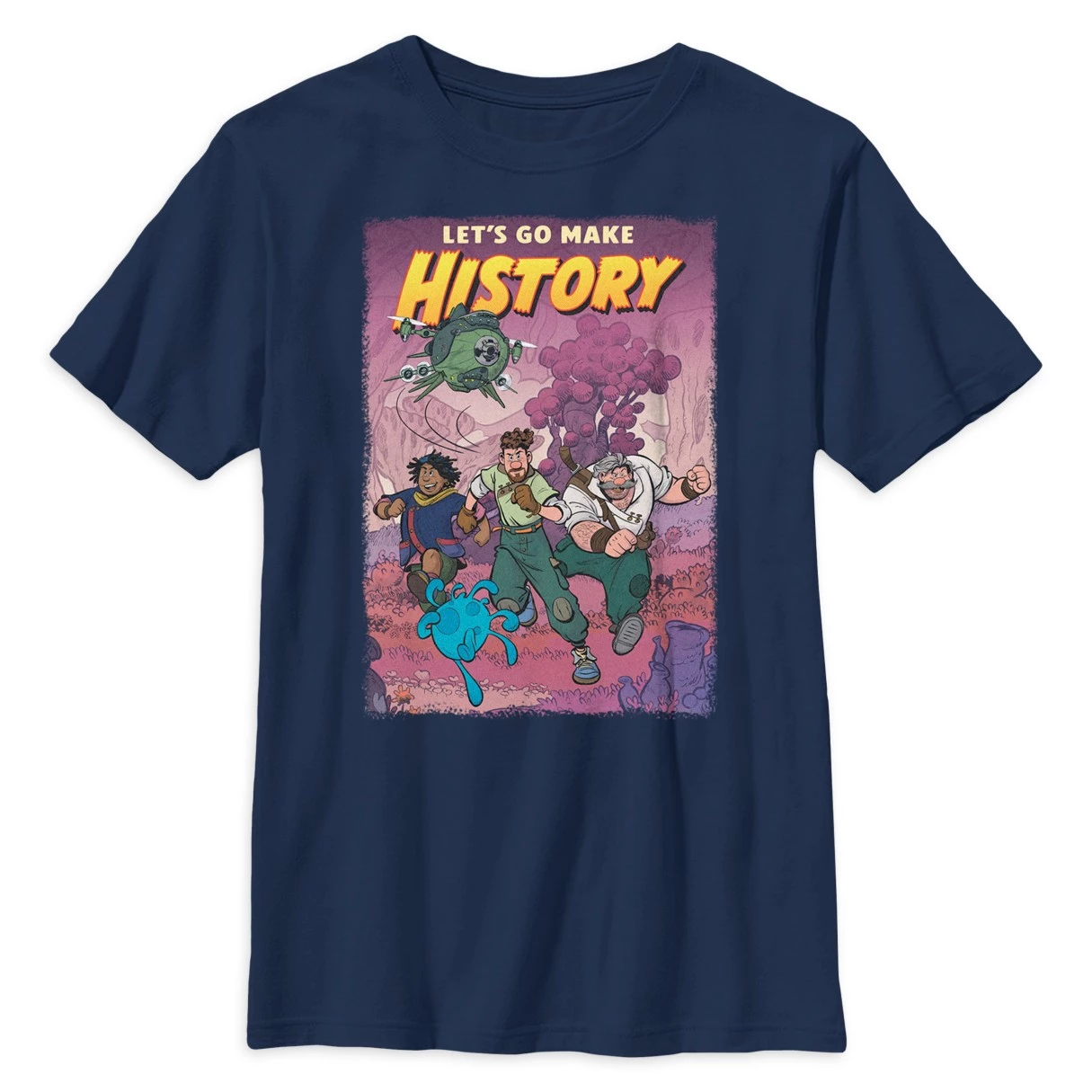 Disney Strange World ''Let's Go Make History'' T-Shirt For Kids 1 Disney Strange World ''Let's Go Make History'' T-Shirt For Kids