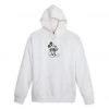 Disney Mickey Mouse Genuine Mousewear Pullover Hoodie For Adults – White