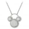 Disney Mickey Mouse Icon Silver Necklace By Rebecca Hook – Personalized
