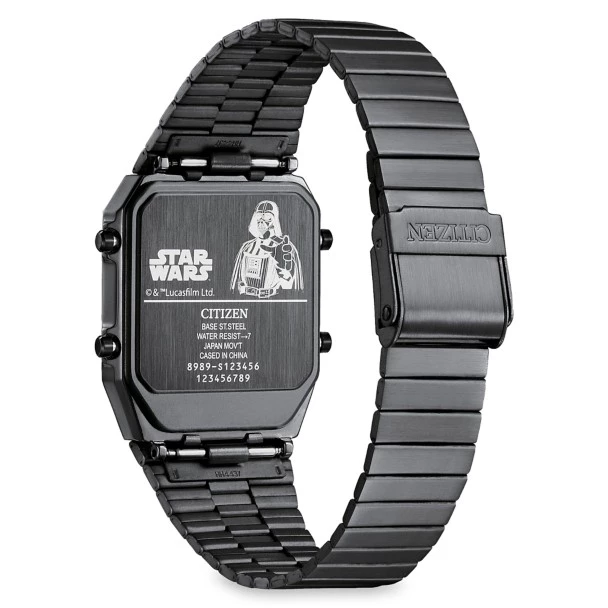Disney Darth Vader Stainless Steel Quartz Digital Watch For Adults By Citizen 2 Disney Darth Vader Stainless Steel Quartz Digital Watch For Adults By Citizen - Image 2