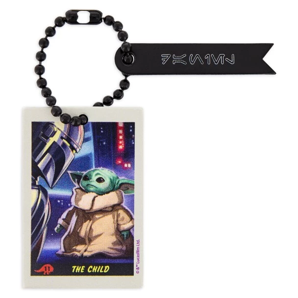 Disney Star Wars: The Mandalorian And The Child Tag By Leather Treaty – Personalized 1 Disney Star Wars: The Mandalorian And The Child Tag By Leather Treaty – Personalized