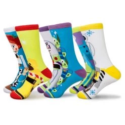 Disney Pixar Holiday Sock Set For Adults