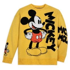 Disney Mickey Mouse Pullover Knit Sweater For Adults