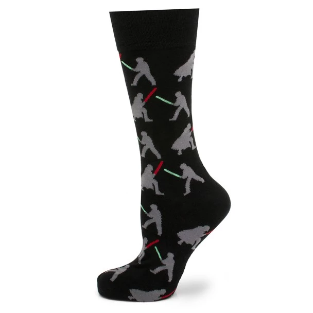 Disney Darth Vader Vs. Luke Skywalker Socks For Adults – Star Wars 1 Disney Darth Vader Vs. Luke Skywalker Socks For Adults – Star Wars