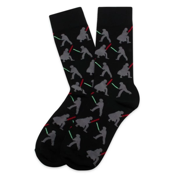Disney Darth Vader Vs. Luke Skywalker Socks For Adults – Star Wars 2 Disney Darth Vader Vs. Luke Skywalker Socks For Adults – Star Wars - Image 2