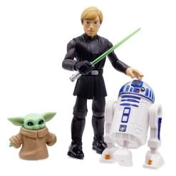 Disney Luke Skywalker, R2-D2, And Grogu Action Figure Set – Star Wars Toybox -Deals girls Store unnamed file 478