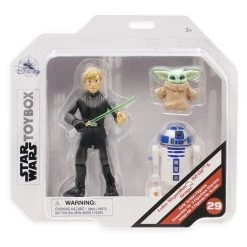 Disney Luke Skywalker, R2-D2, And Grogu Action Figure Set – Star Wars Toybox -Deals girls Store unnamed file 479