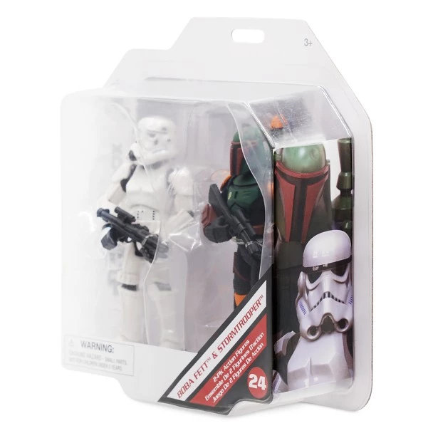 Disney Boba Fett And Stormtrooper Action Figure Set – Star Wars Toybox 8 Disney Boba Fett And Stormtrooper Action Figure Set – Star Wars Toybox - Image 8