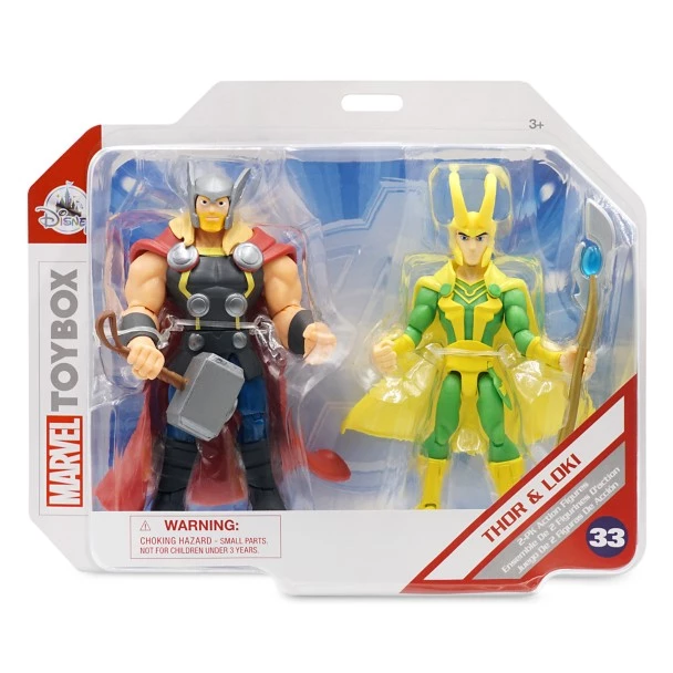 Disney Thor And Loki Action Figure Set – Marvel Toybox 5 Disney Thor And Loki Action Figure Set – Marvel Toybox - Image 5