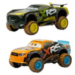 Disney Speedy Comet And Steve ''Slick'' LaPage Pullback Mud Wash Die Cast Twin Pack – Cars