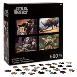 Disney Star Wars: The Mandalorian Four-Pack Puzzle Set